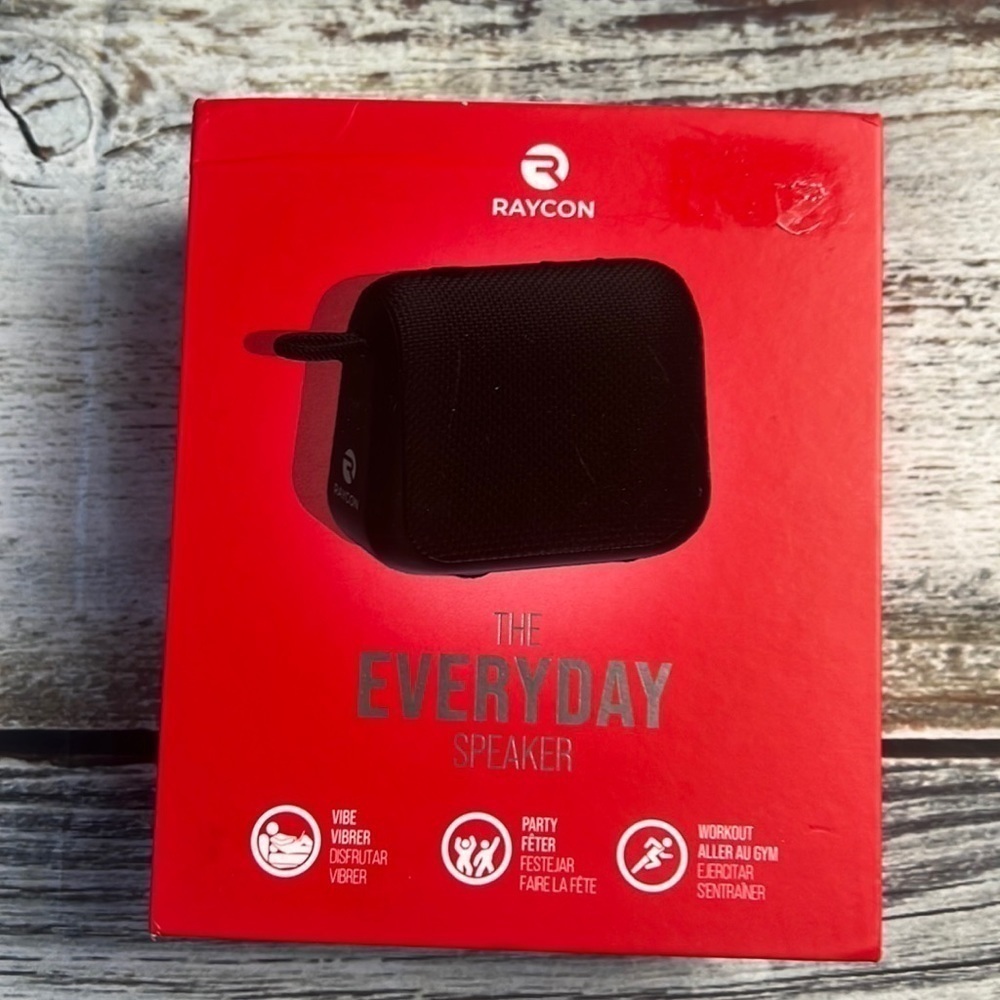 Raycon The Everyday Speakers with Microphone IP67 Dustproof & Waterproof 3x4 in.